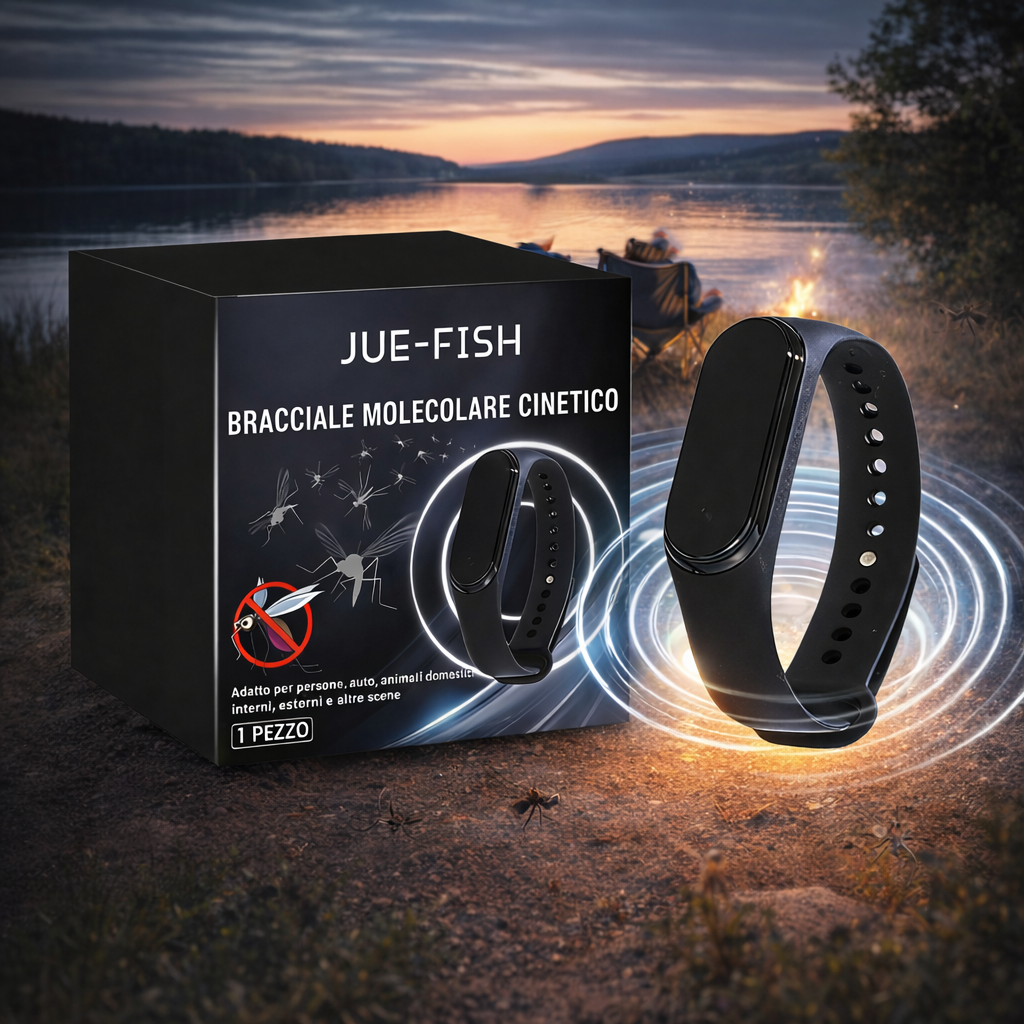 JUE-FISH™ - Cinturino Repellente Molecolare Anti-Insetti e Cimici dei Letti