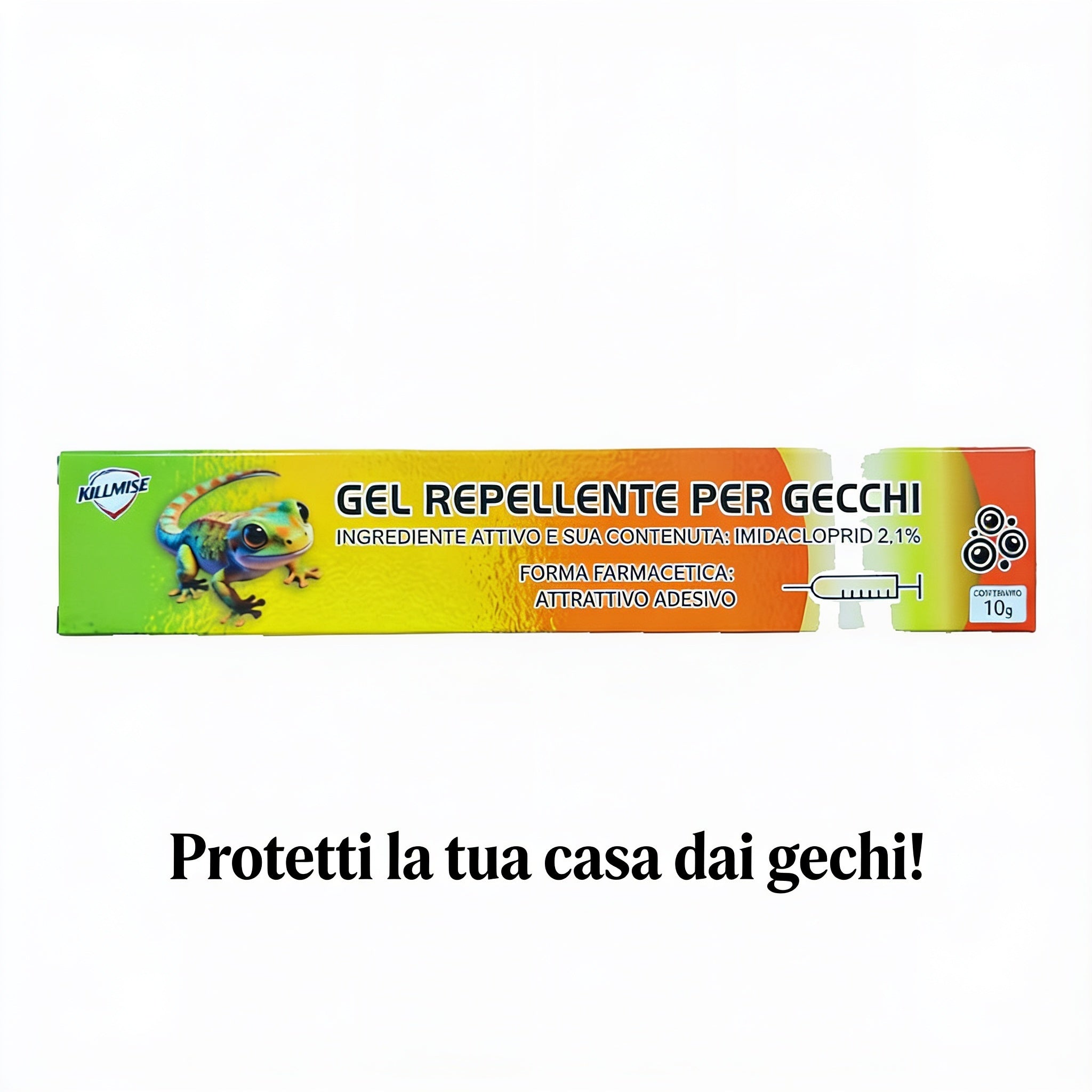 Killmise Gel Repellente per Gechi e Lucertole - 10g - Esca Professionale ad Alta Efficacia
